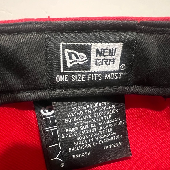 New Era, 9Fifty Snapback, Washington Nationals, Red & White - Picture 7 of 8